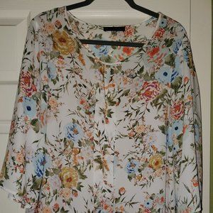 Colorful Floral Blouse